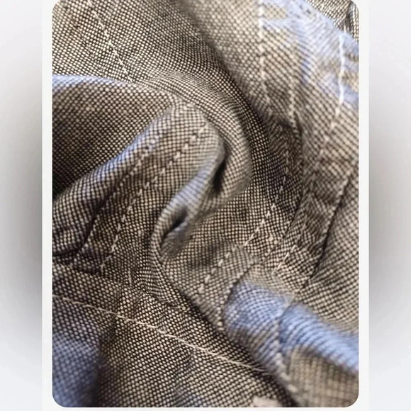 Blacky Dress Berlin Linen Blend Crop Short Sleeve Top Size 8 - Picture 12 of 12